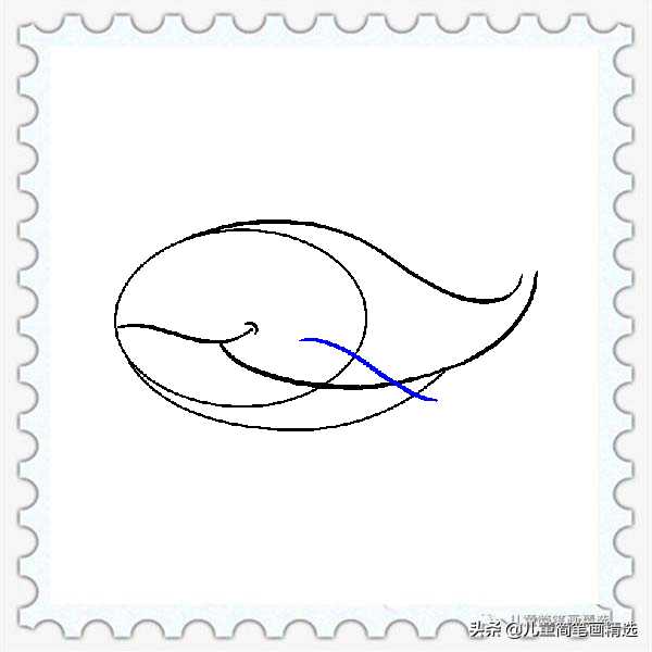 如何为孩子画一头白鲸?儿童画画大全简单漂亮