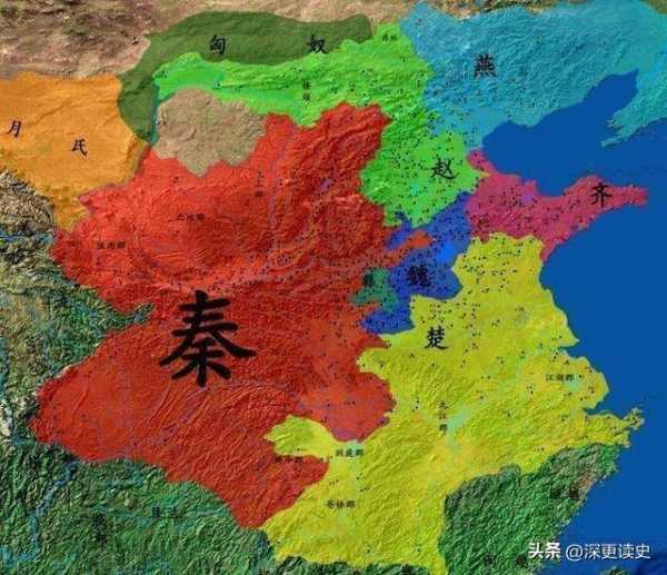 秦国是现在的哪个省?七国和现在中国的地图