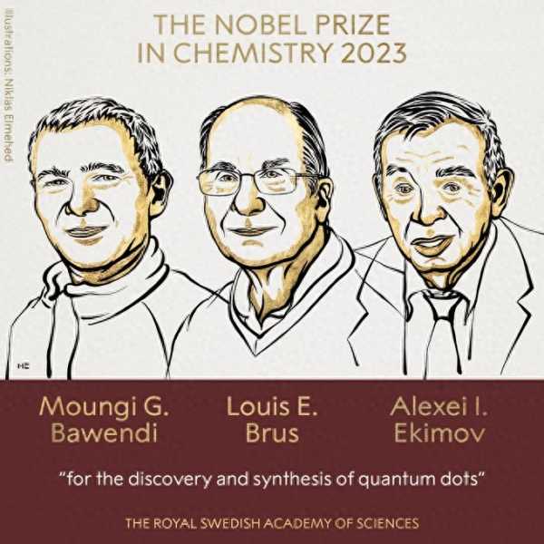 三位科学家获2023年诺贝尔化学奖